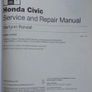Haynes manual Honda Civic 1995-2000 Image 4