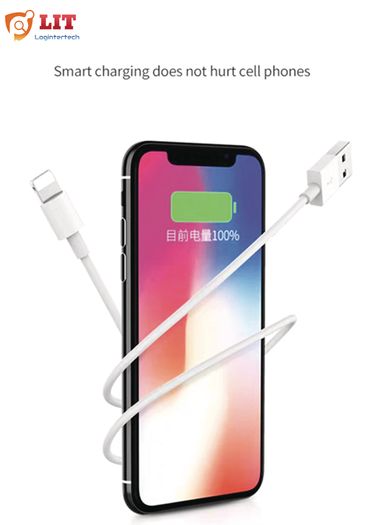 1m/2m/3m Long iPhone Charger for Apple Lightning iPhone 12 11 X 6 5 7 8 USB Cable