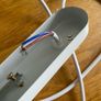 Pendant light - Wood & Acrylic 3-light Fixture / NEW Image 9
