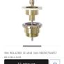 Gold washbasin plug Image 2