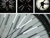 Bike Wheel Safety Reflector Clips/ Bike reflective stickers
