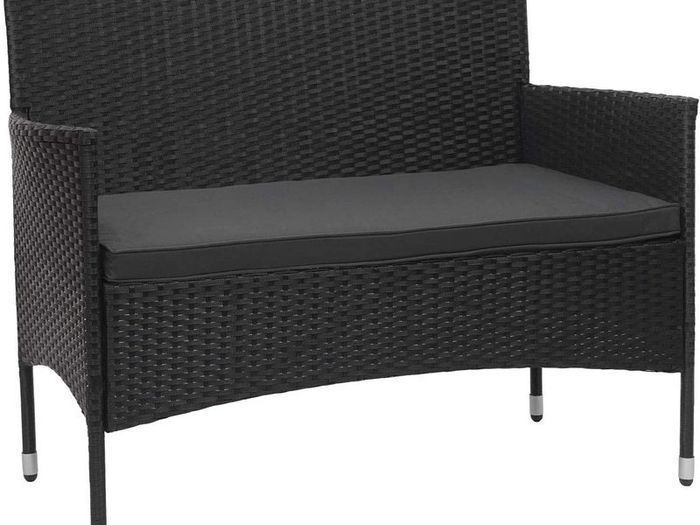 Garden Furniture Rattan Lounge Set with Cushions