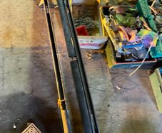 Van Roof Ladder Rack with Rear Rollers - Gutter Mount - HiAce / Older Vans