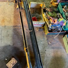Van Roof Ladder Rack with Rear Rollers - Gutter Mount - HiAce / Older Vans