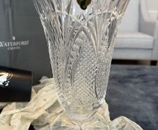 Waterford Crystal : Seahorse 10" vase