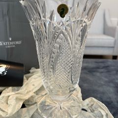 Waterford Crystal : Seahorse 10" vase
