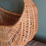 Vintage Handcrafted Wicker Basket Image 4