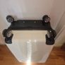Suitcase Hard Shell Black and White Luggage KONO Image 3