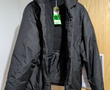 Slazenger Weather Water Resistant Detachable Hood Puffer Jacket
