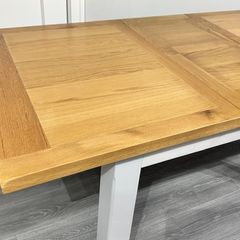 Solid Oak Extending Dining Table