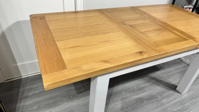 Solid Oak Extending Dining Table