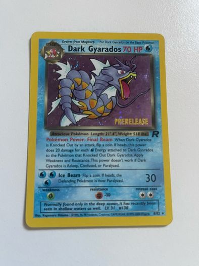 Dark Gyarados - Prerelease Holo Nm