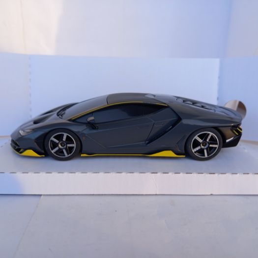 Scalextric Lamborghini Centenario Slot Car. (Carbon Black) - street supercar superslot
