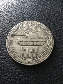 WW2 German Coin - Panzer Tank