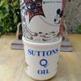 Carrigaline pottery, Pair promotional mugs, vintage advertising, 1980s, 1970s Image 2