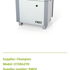 Champion screw compressor