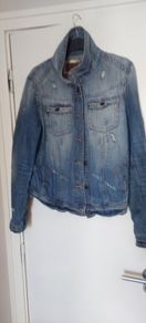 river iand denim.jacket size 16