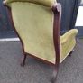 Victorian Mahogany Armchair Image 6