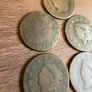 USA Large Cent 5 coin Lot Image 2