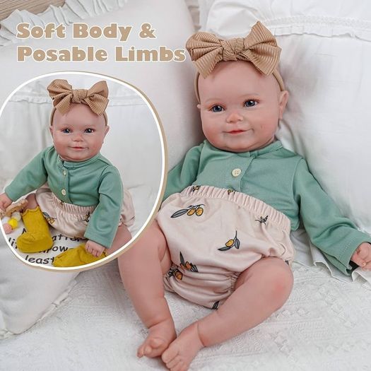 NEW SALE | Reborn-Baby Dolls 20 inch Lifelike Baby Dolls Cute Grils Soft Vinyl Realistic Newborn