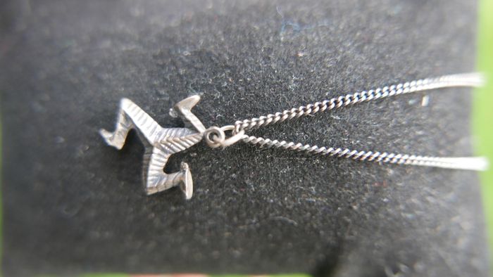 Vintage Sterling Silver 925 Pendant Necklace 3,9g length - 16"