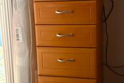 Rossmore Solid Maple Narrow Tallboy Chest of Drawers