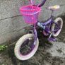 Purple Princess Kids Bike Image 2