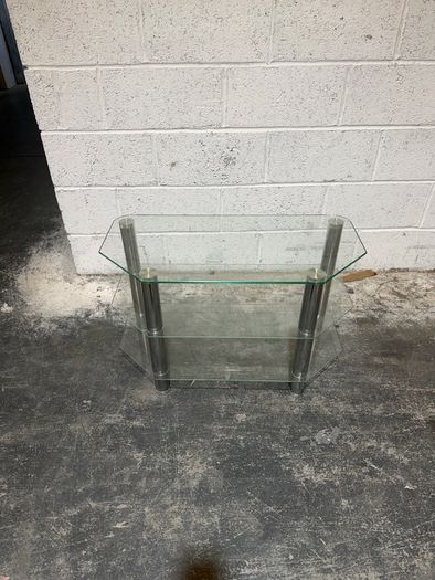 Glass TV unit