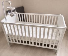 Baby cot & Wooden changing table