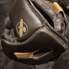 Hayabusa T3 Headgear Black Gold