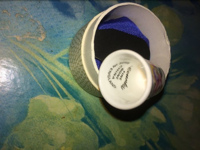 Fine bone china thimble