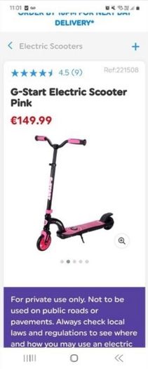 boys electric scooter