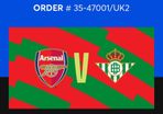 Arsenal V Real Betis Tickets