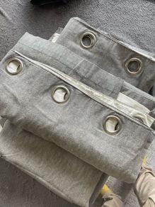 Pair of cotton curtains