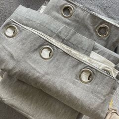 Pair of cotton curtains
