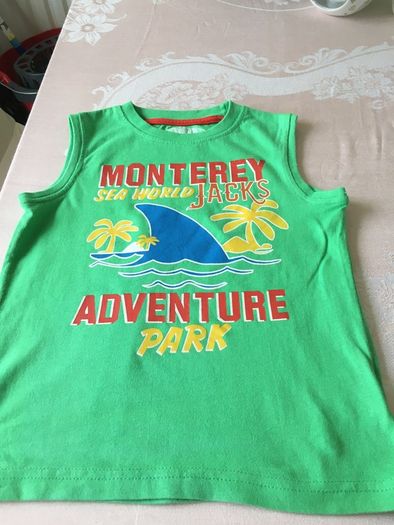 Boys new vest top 3/4