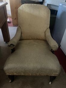 Antique library chair
