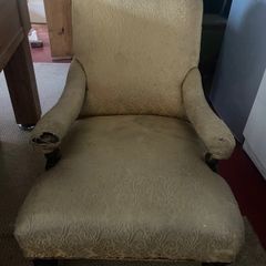 Antique library chair