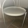 Small Metal Side Table with Handle Image 5