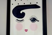 Miss Etoile Oh La La Framed Print