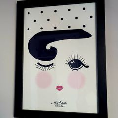 Miss Etoile Oh La La Framed Print