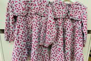 Twin floral dresses