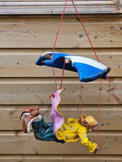 RARE Vintage  Collectible VERONESE 1997  Clown on a Glider Mobile