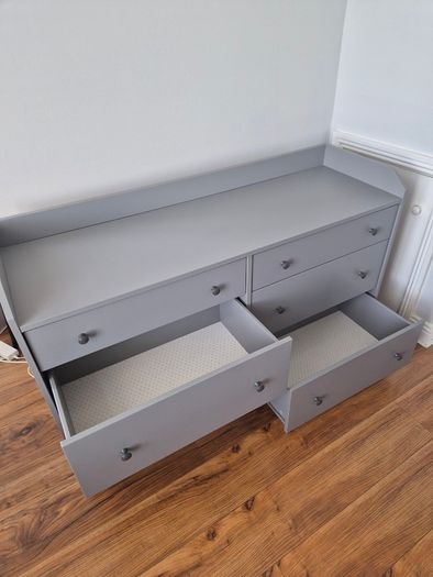 ikea Hauga Chest of Drawers Grey