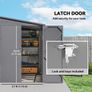 Galvanised Metal Garden Shed 5 x 9ft Image 8