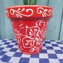 Hand painted Ceramic plant pot Image 2