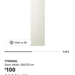 IKEA PAX Tyssedal 5 x doors e525 if new PERFECT