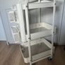 Metal trolley with peg board Image 2