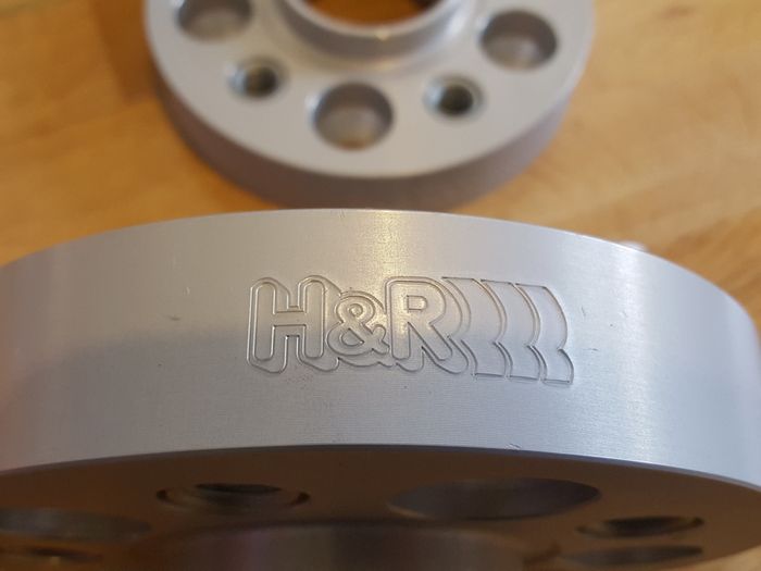 5x112 H&R Aluminium Wheel Spacers 80mm (40mm per side)