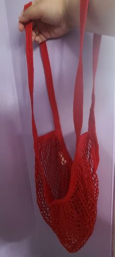 Mesh Bag in Red